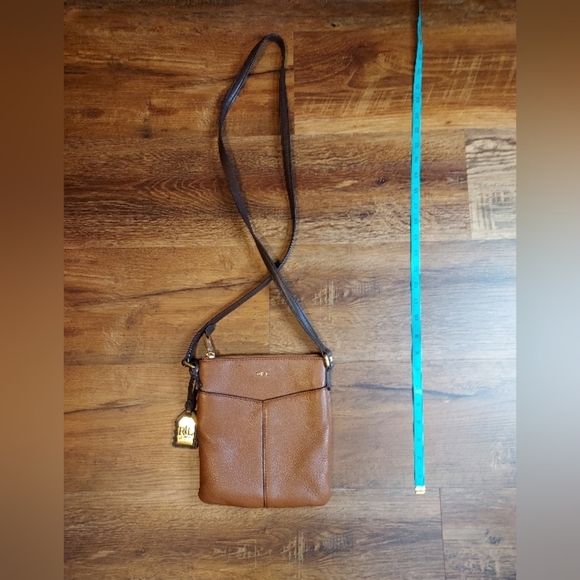 Lauren Rauren crossbody bag brown leather looks great - Picture 10 of 14